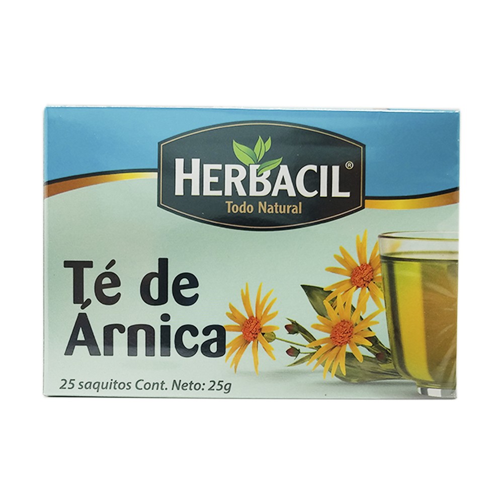 Herbacil Arnica Tea. 25 Tea Bags Pack of 7.