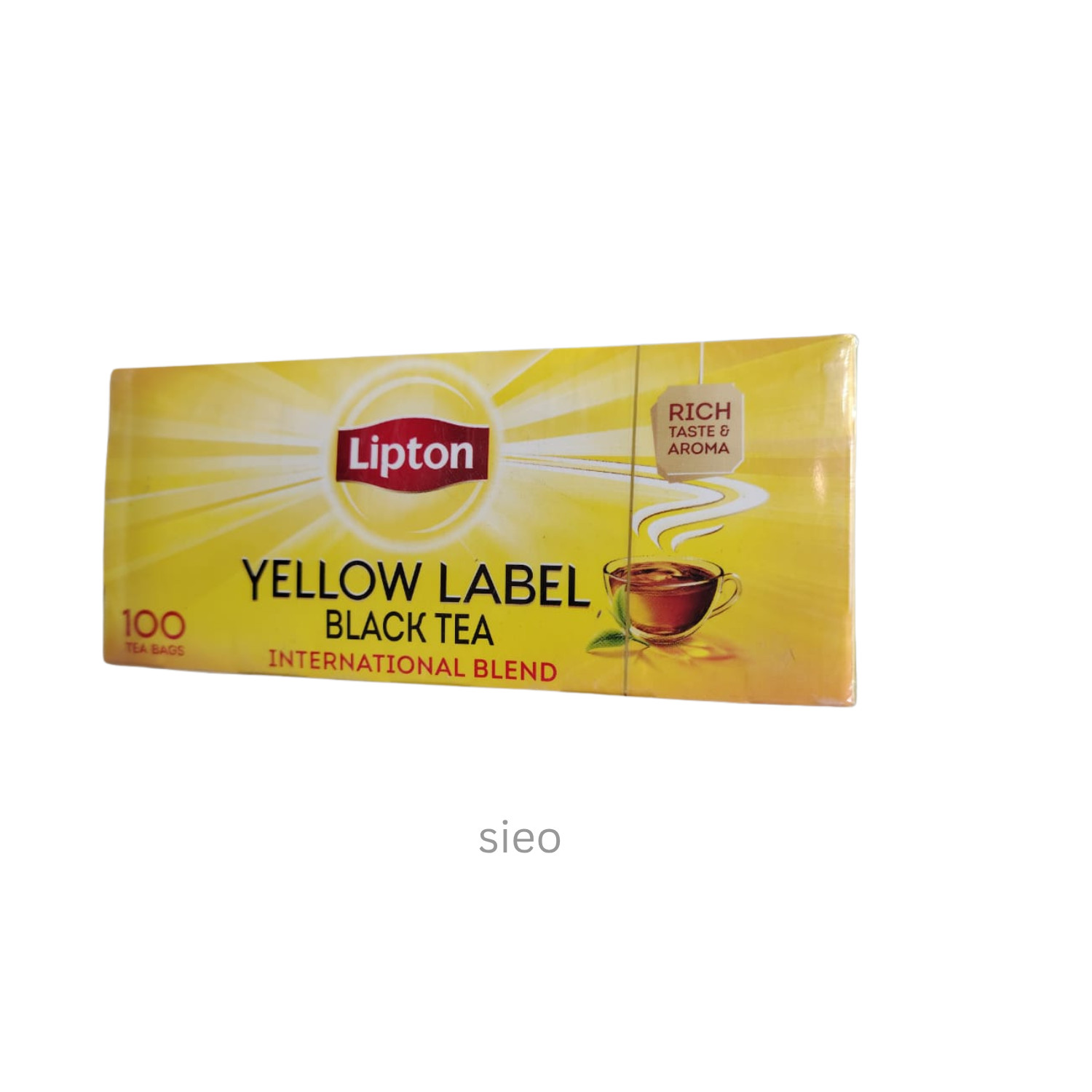 Lipton Yellow Label Black Tea International Blend 100 Tea Bags (2g) 200g
