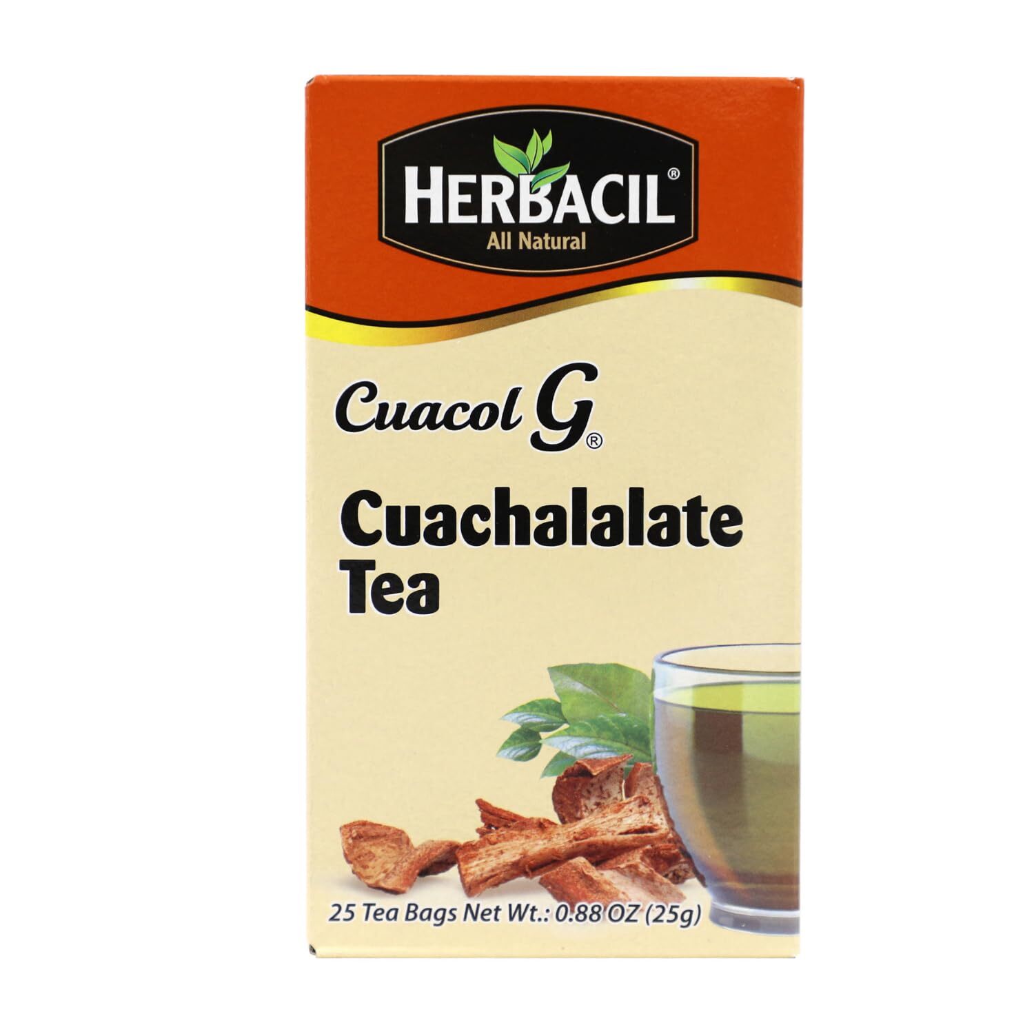 Te De Cuachalalate 2-pack of 25 tea bags per box 50 bags