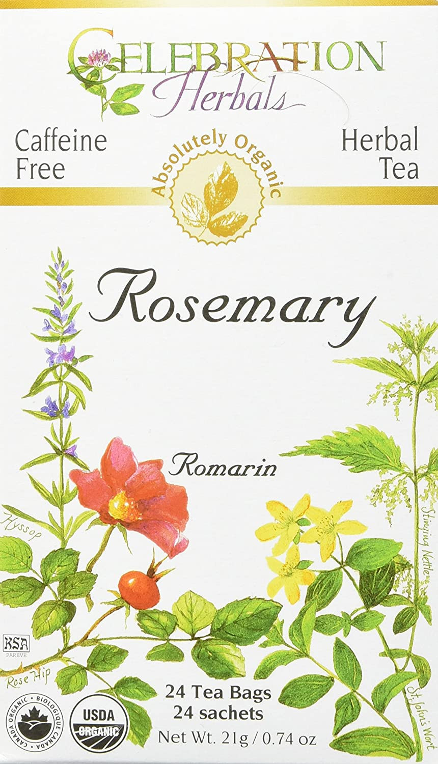 Rosemary Leaf Tea Organic 24 Bag, 0.74 Ounce