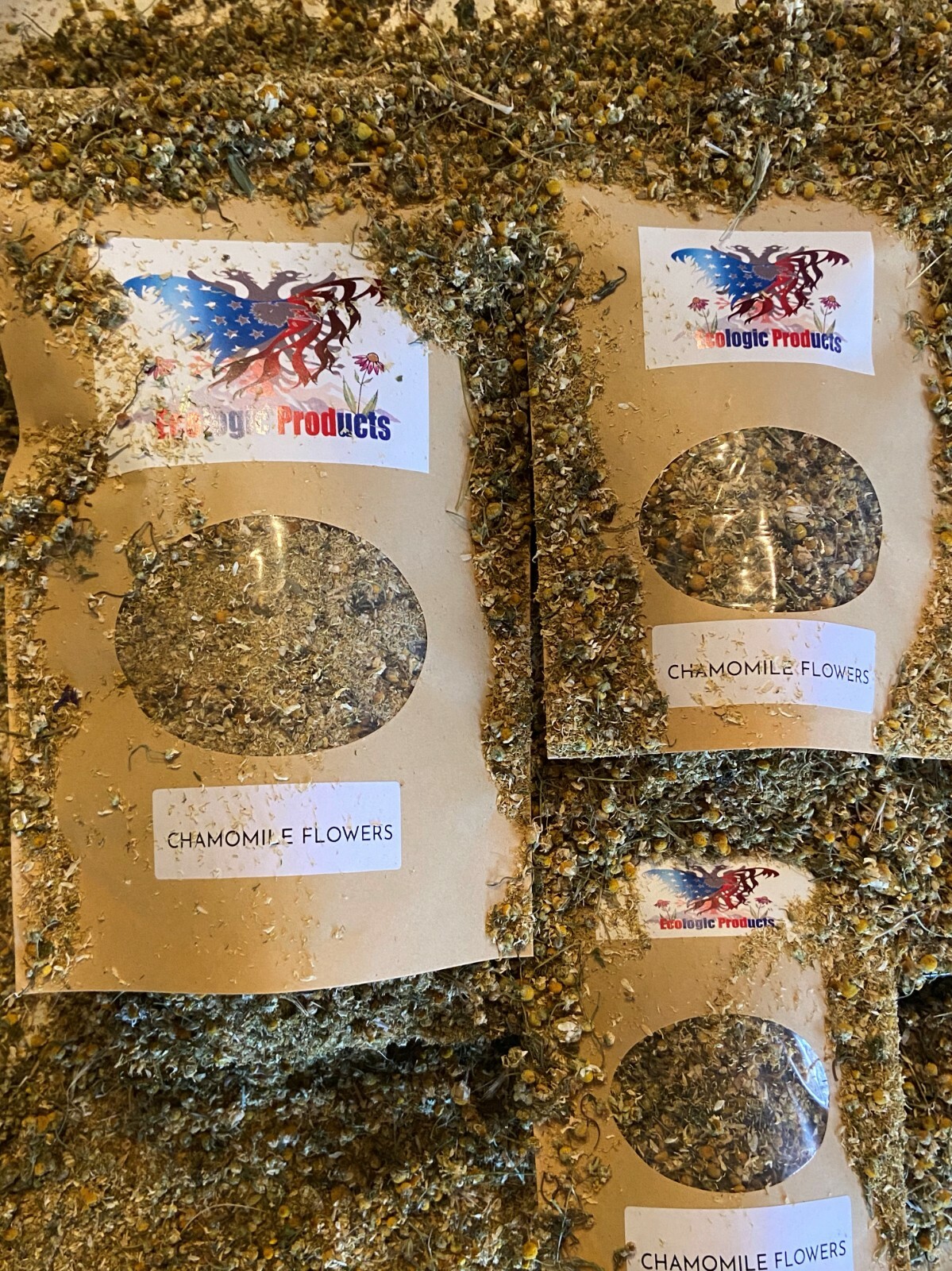 European Natural Chamomile Flowers Dried 1 oz. – 48 oz. Wild Crafted Free Ship