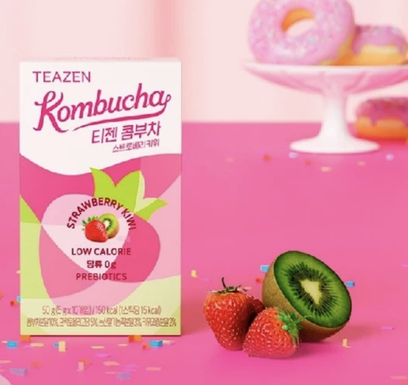 Teazen Kombucha Strawberry Kiwi 5g x 10each Prebiotics