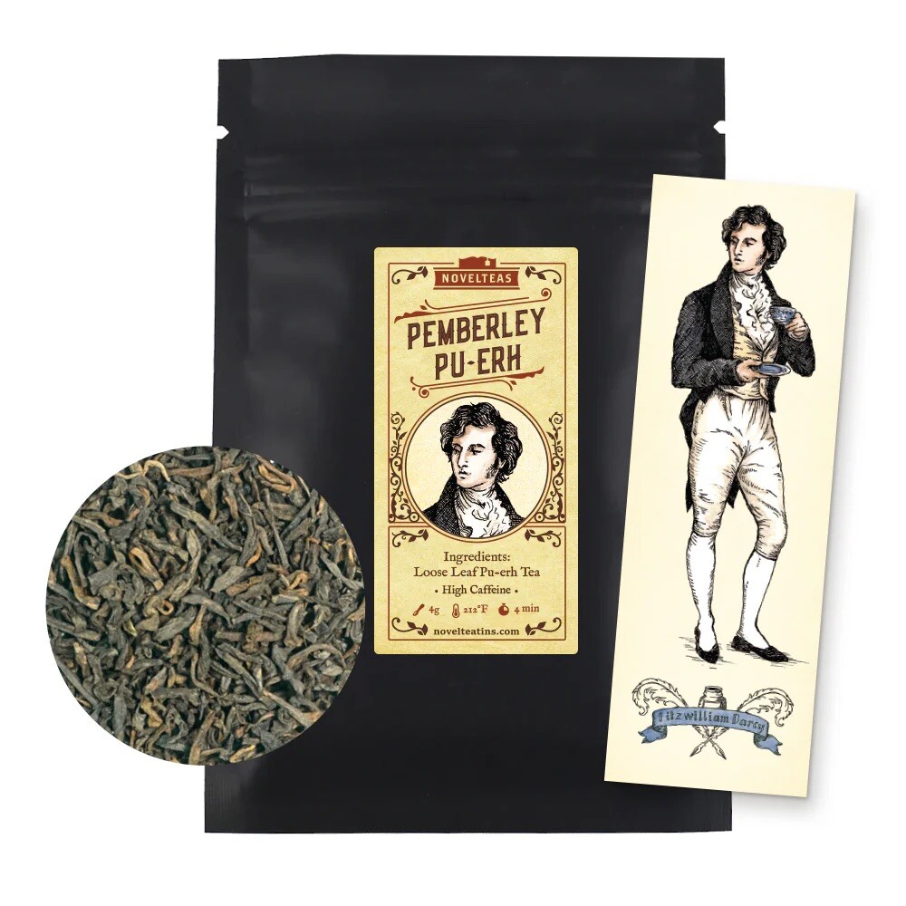 Pemberley Pu-erh Jane Austen Loose Leaf Tea Pouch – NovelTeas (2 ounces)