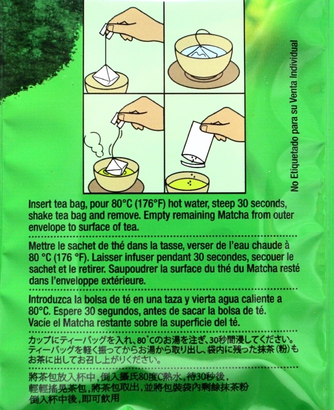 Kirkland Signature Ito En Japanese Green Tea, Matcha & Sencha 25 Individual Bags