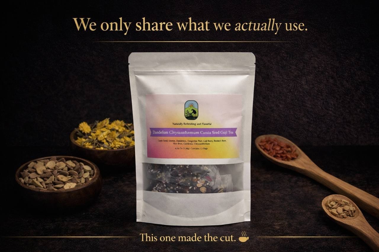 Dandelion and Wolfberry 30 bags Herbal Tea Vitals Herb Wellness Relax Blend 120g