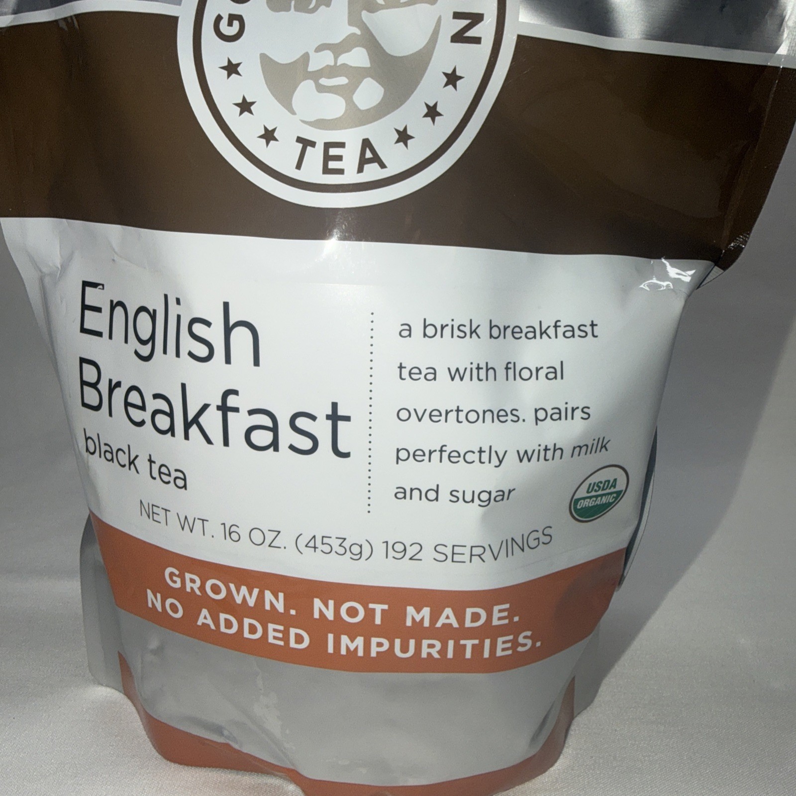 Golden Moon Organic English Breakfast Black Tea – Loose Leaf 16oz