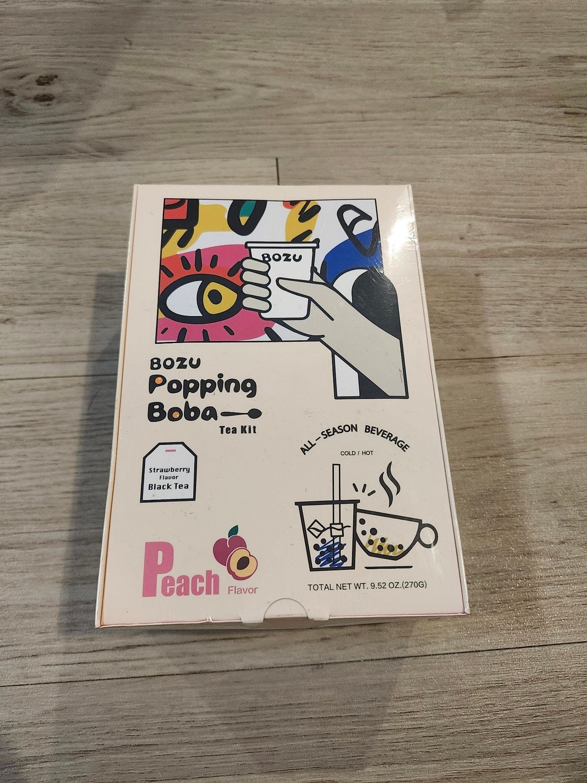 Bozu Popping Boba Tea Kit – Peach Flavor