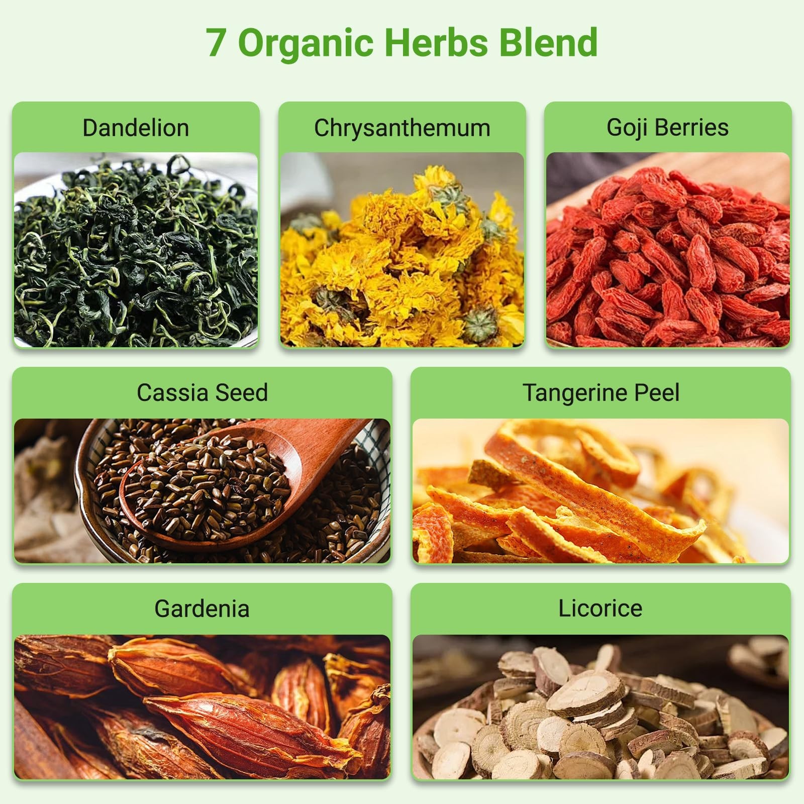 Wolfberry Dandelion Tea Bags – 7 Herb Blend for Kidney & Liver Health (2 Pack)