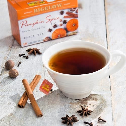 Bigelow Pumpkin Spice Tea – 18ct – 18 Bags Total