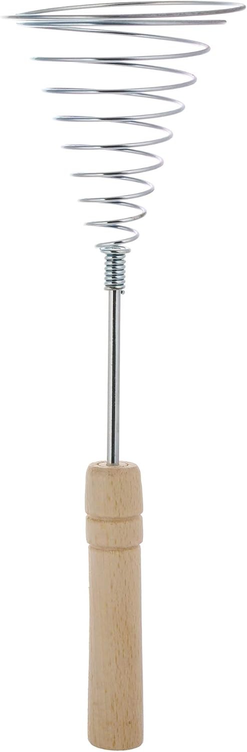 Stainless Steel Spring Coil Whisk 1 Pcs – Wire Whip Egg with Silver