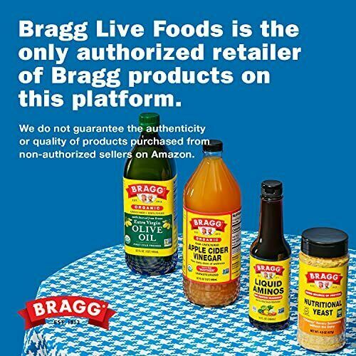 Bragg Organic Apple Cider Vinegar Beverage, Honey & Green Tea – 16oz, 4 Pack