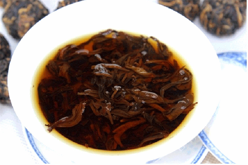 100g Small Gold Ball Black Tea Organic Dianhong Bud Tea China Yunnan Specialty