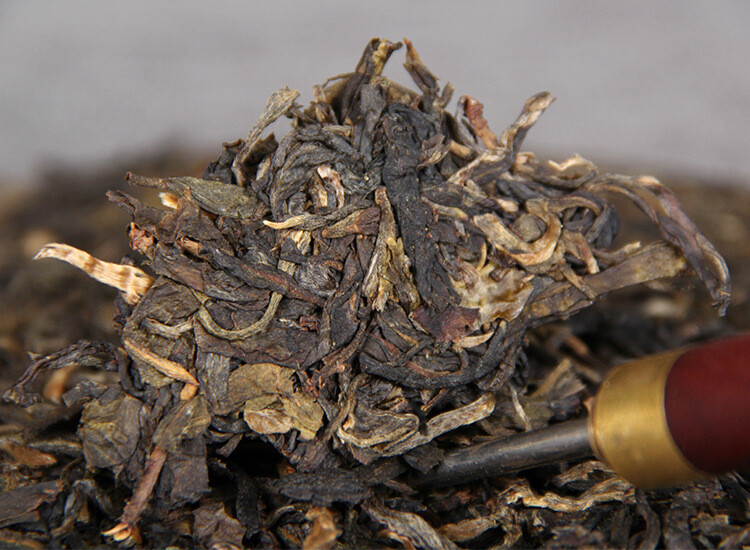 2017 Yr Nan Nuo Shan Qiao Mu Qi Zi Yuan Cha Collection Menghai Raw Puer Tea 357g