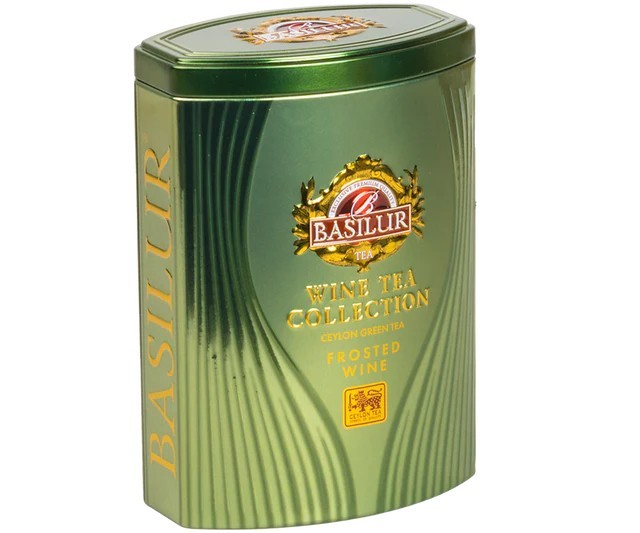 BASILUR WINE TEA COLLECTION BLEND OF CEYLON GREEN TEA AND FRUIT & ICE WINE