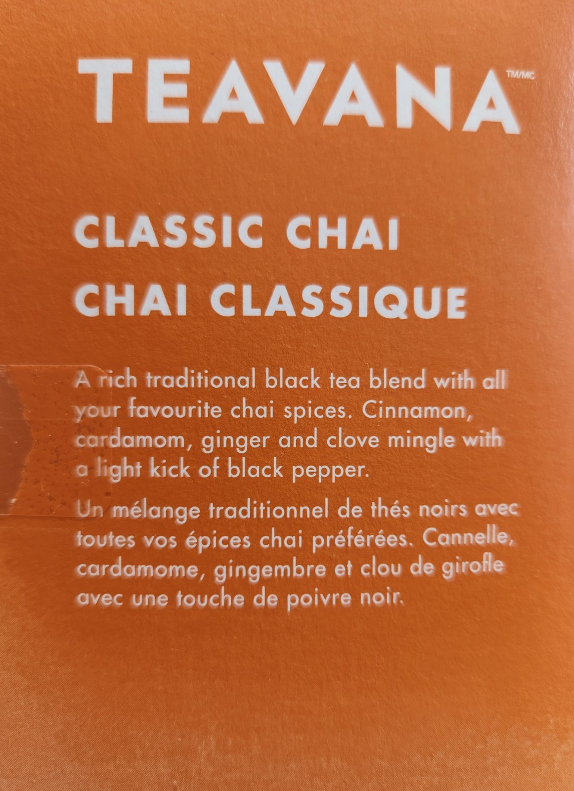 Starbucks Teavana Tea Sachets Classic Chai, Pack Of 144 Sachets BB Date:7/30/25