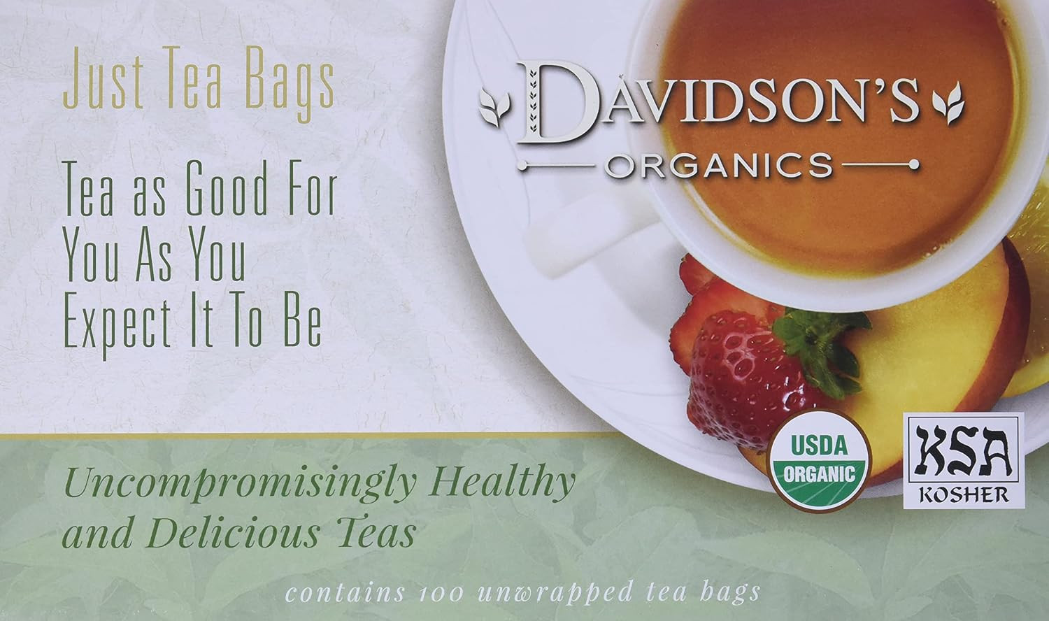 Davidson’S Organics, Mulling Spice, 100-Count Unwrapped Tea Bags