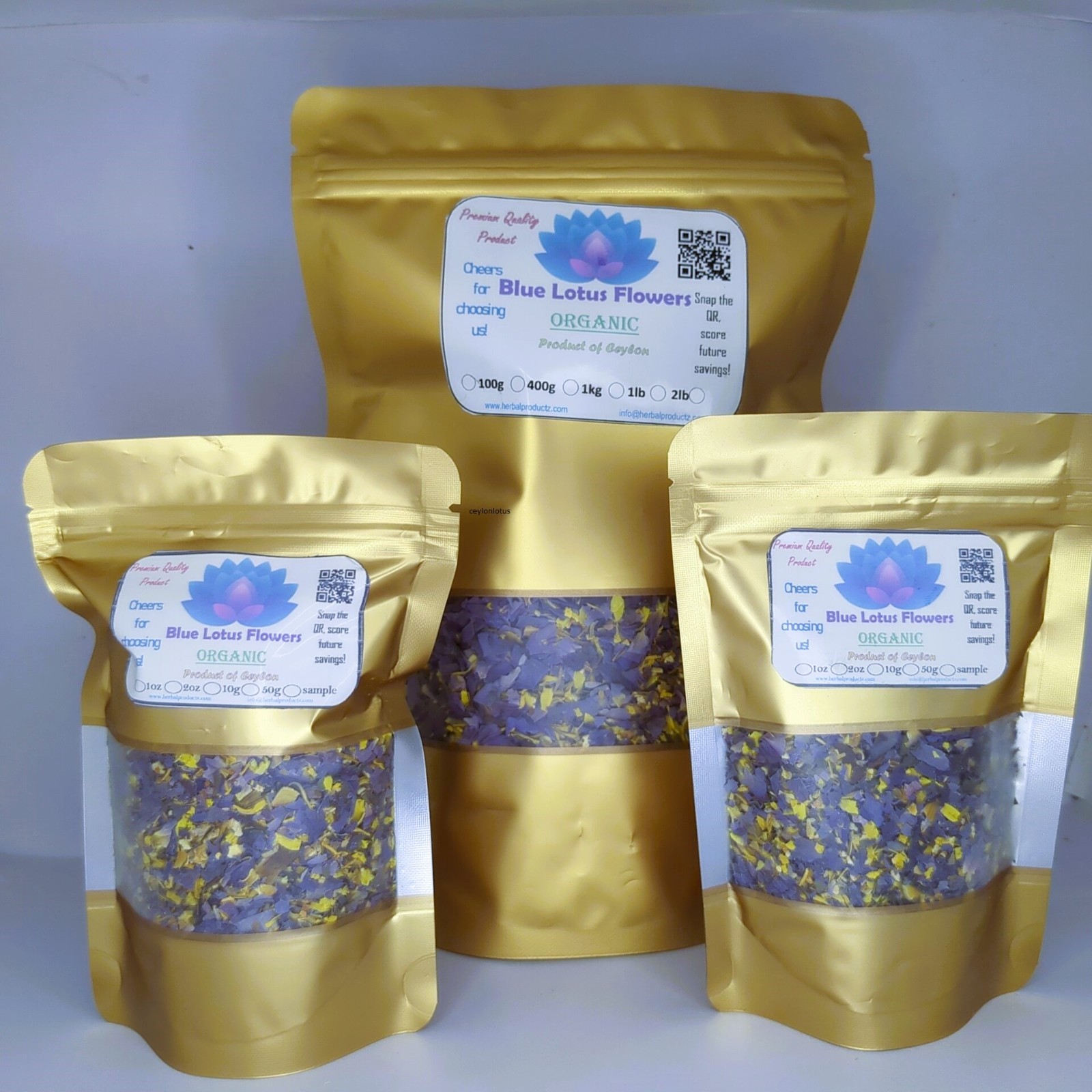 Dried Blue Lotus Cut Flower Pure Nymphaea Caerulea Organic Natural Tea/Smoke 30g