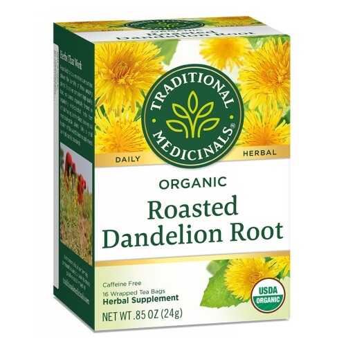 Organic Roasted Dandelion Root Tea 16 Bags