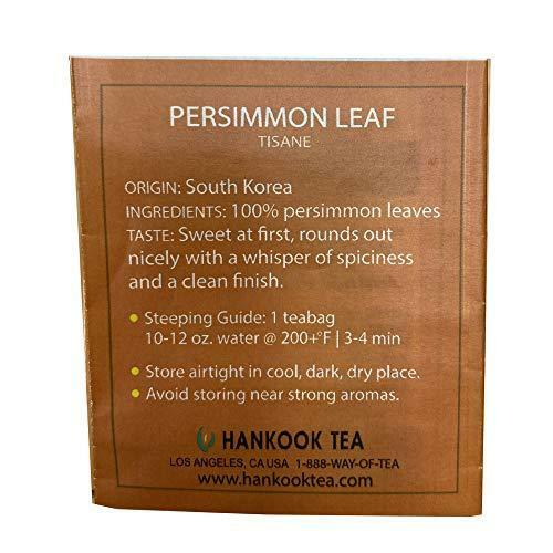 Hankook Tea Tisane, Persimmon Leaf, 32 Count (SYNCHKG017535)
