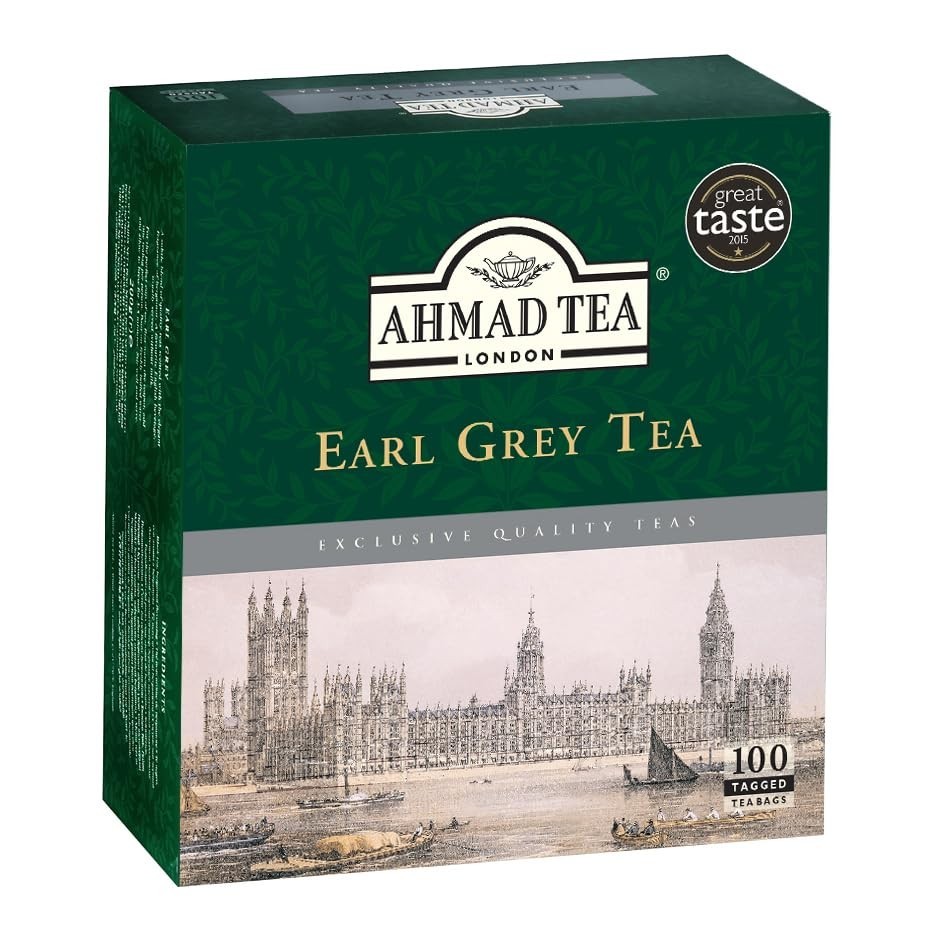 Earl Grey Tea Bags, 100 Count – Gluten-Free and Diabetic Friendly