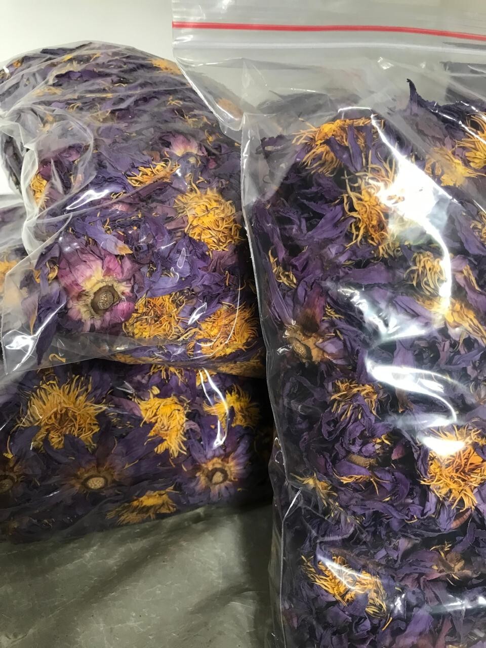 Ceylon Blue Lotus 2 Lb Nymphaea Caerulea 100% Hand Picked Flowers Herbal Tea