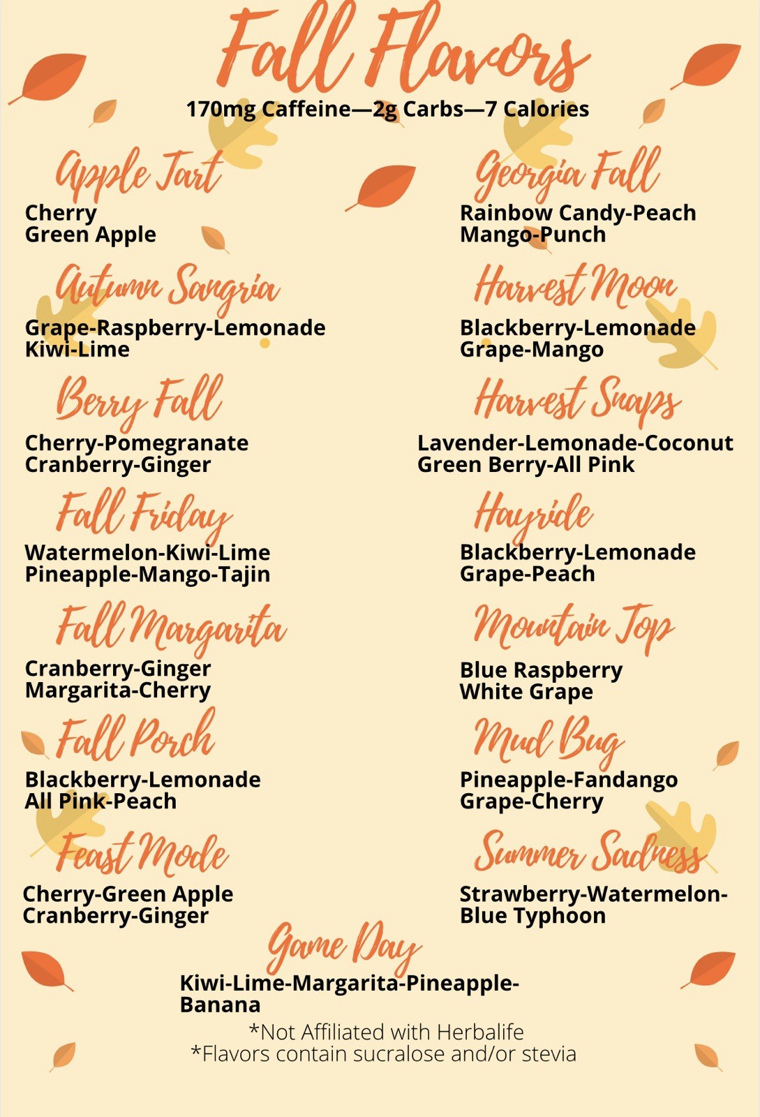 Loaded Tea 15 Pack Fall Themed Flavors Free Shipping Energy Green Tea Zero Sugar