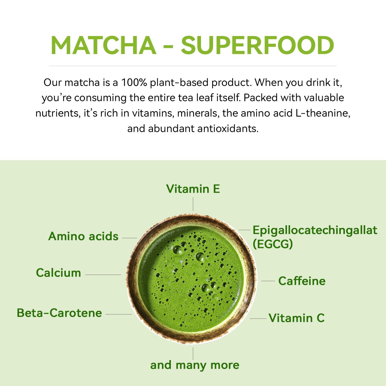 Organic Matcha Green Tea First Harvest Ceremonial 100% Pure Premium Matcha fo…