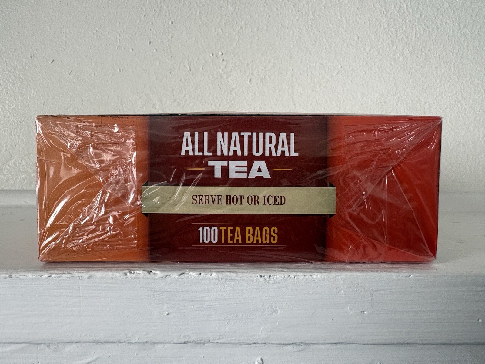 All Natural Tea – Pure Black Tea – Sri Lanka – 100 Tea Bags – Best By 12/27/2026