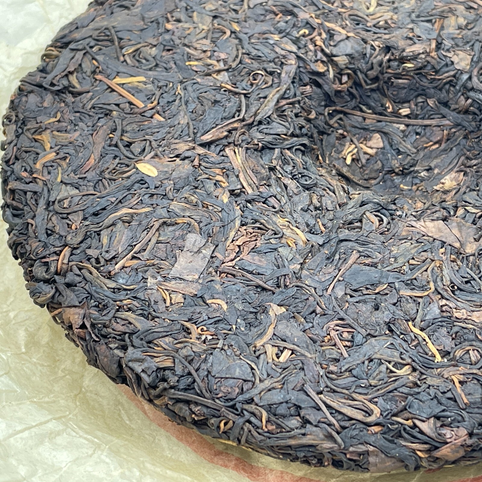Pu-erh tea,2007,訂製茶Custom Tea,中茶牌圓茶China Tea Round Tea,380g,Raw