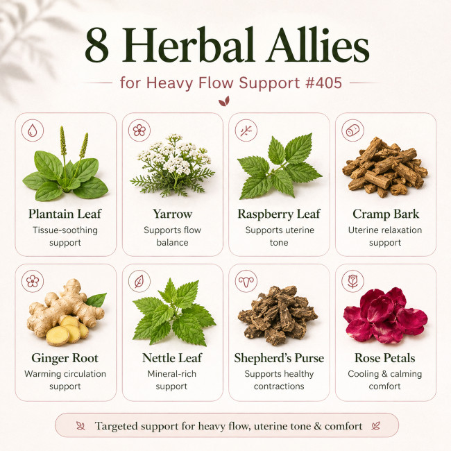 HEAVY FLOW TEA #429 | Reduces excessive menstrual flow and pelvic pain