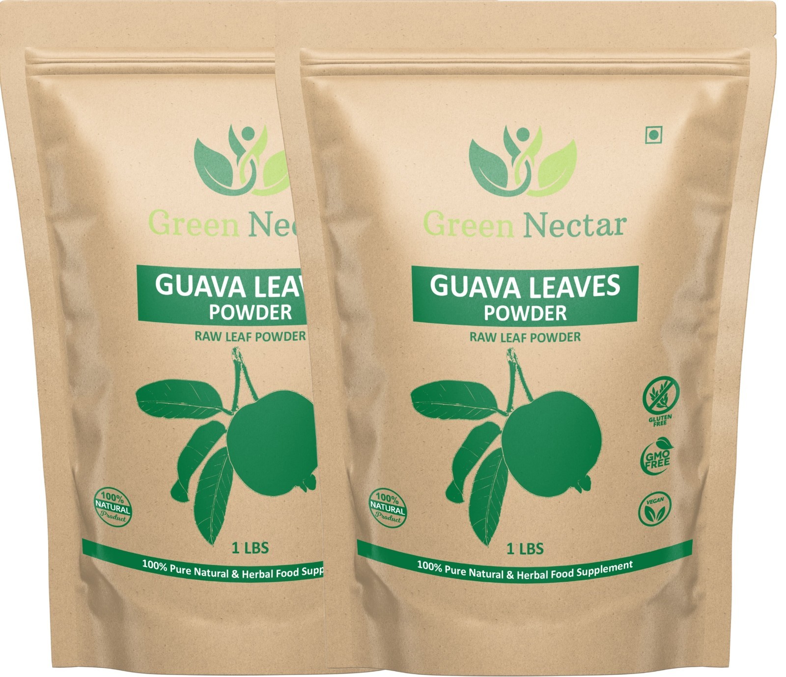 Guava Leaf Powder 32 oz | Hair Growth, Skin & Nail Health | Shadow Dried