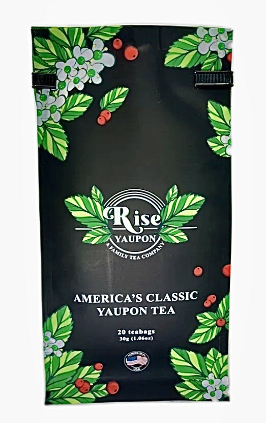 Pack of Tea Blend Antioxidant America’s Classic Pure Yaupon Holly Tea ( 20 Bags)