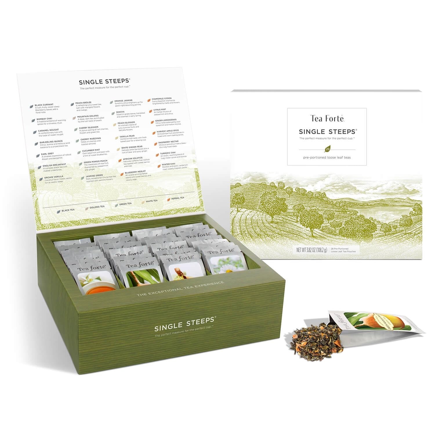 Tea Sampler Box – 28 Assorted Flavors