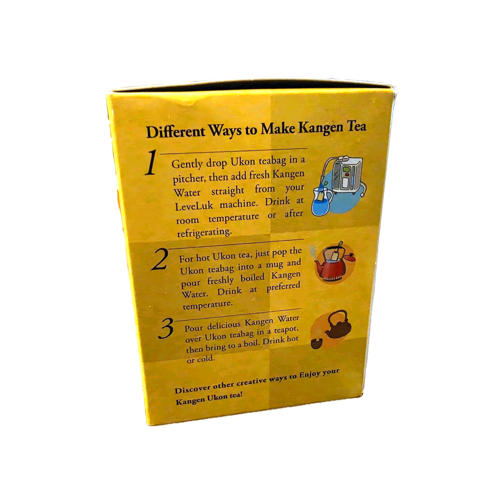 Kangen Ukon Turmeric Tea 60 Bags 100% Organic by Enagic – Sealed New