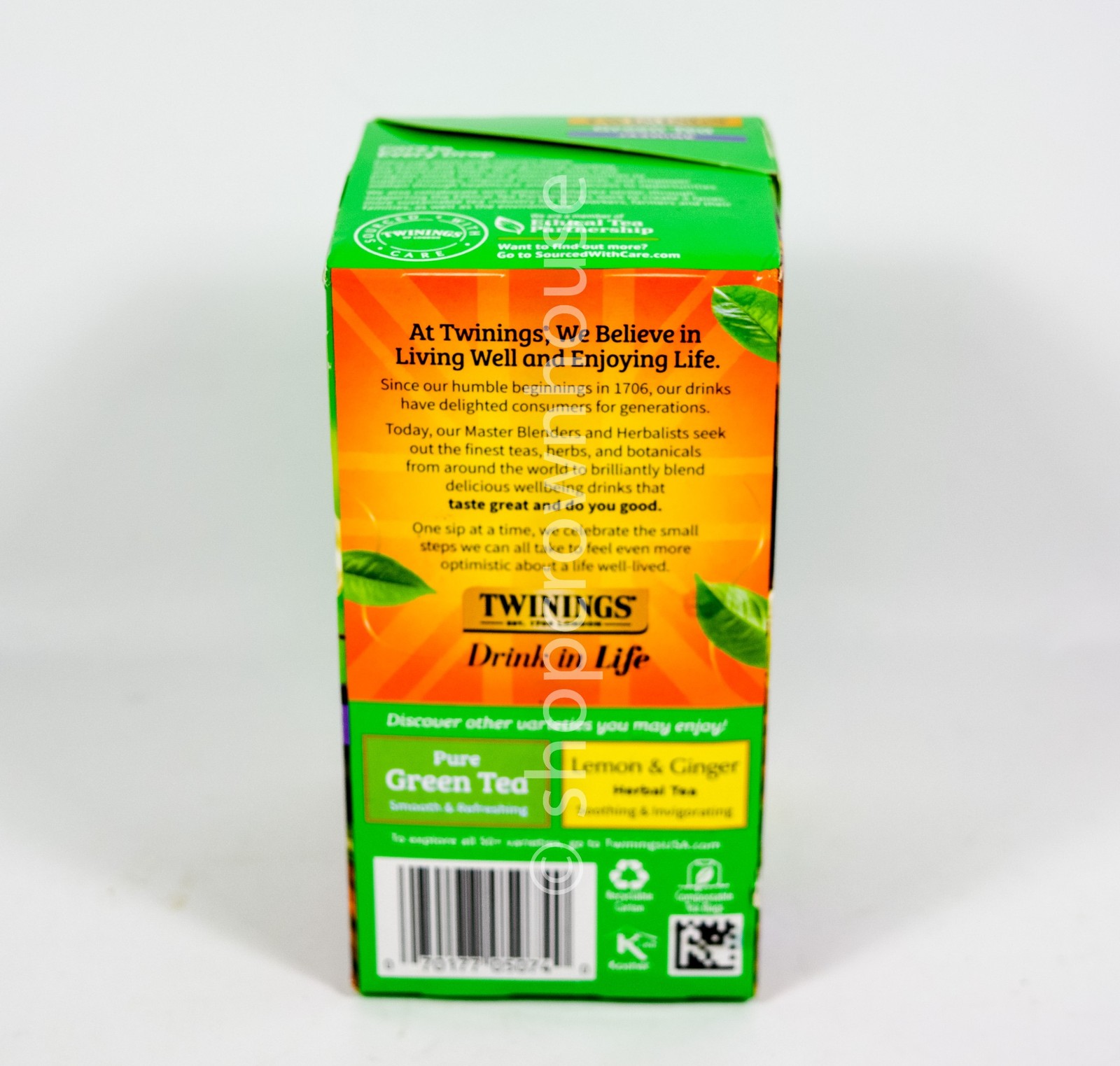 3 Twinings JASMINE Green Tea Non-GMO 60 total tea bags 1.41oz 03/12/2028
