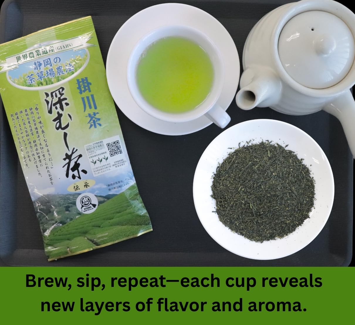 – Kakegawa Fukamushi Sencha 100g | Deep Steamed Japanese Green Tea | Grown in…
