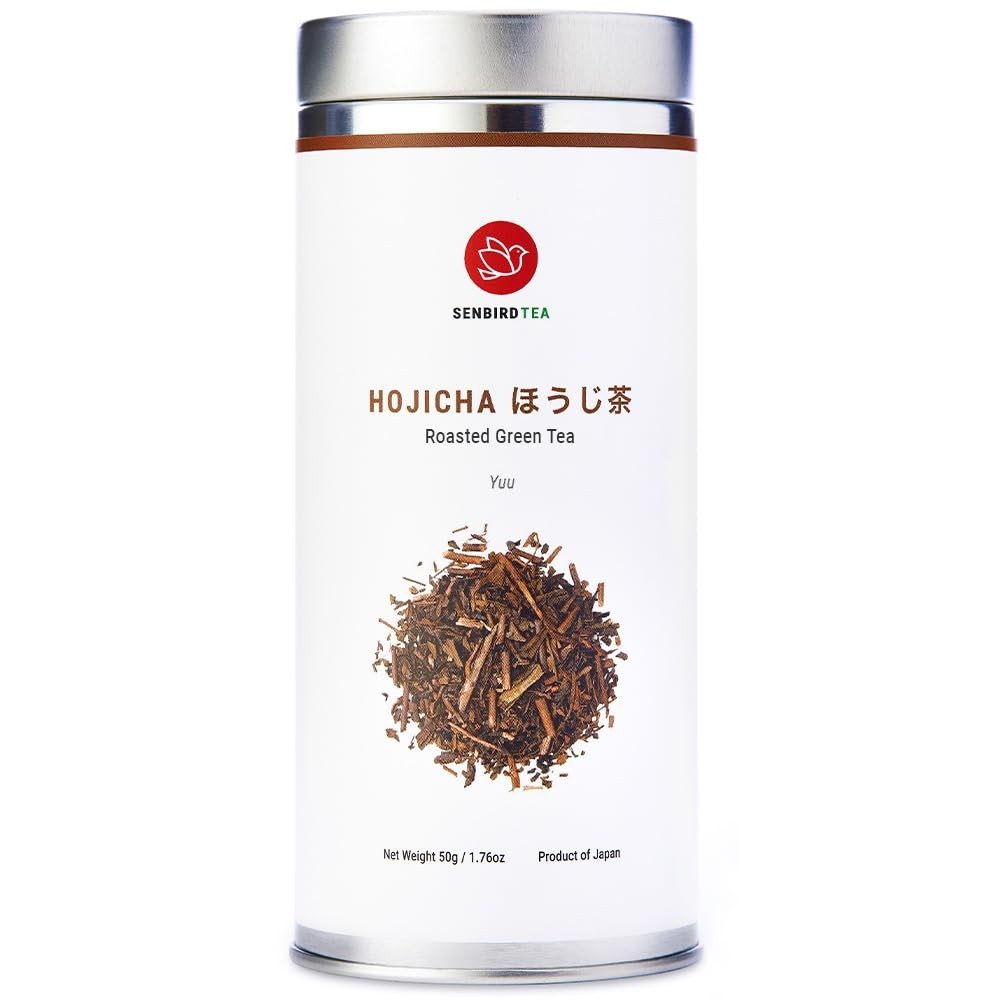 Senbird Premium Hojicha – Japanese Roasted Green Tea – From Shizuoka, Japan -…
