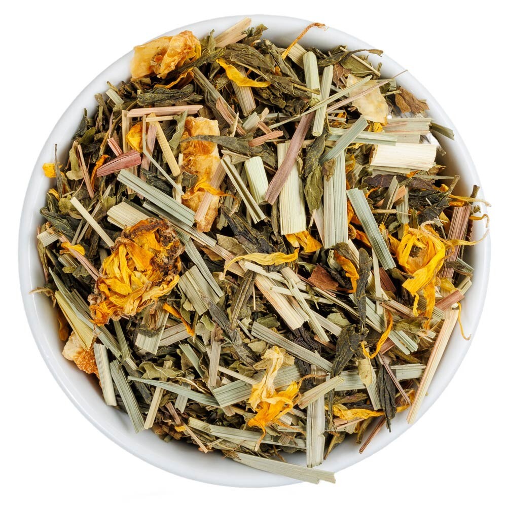 Citrus Mint Green Tea – Premium Loose Leaf Blend – Fusion Teas