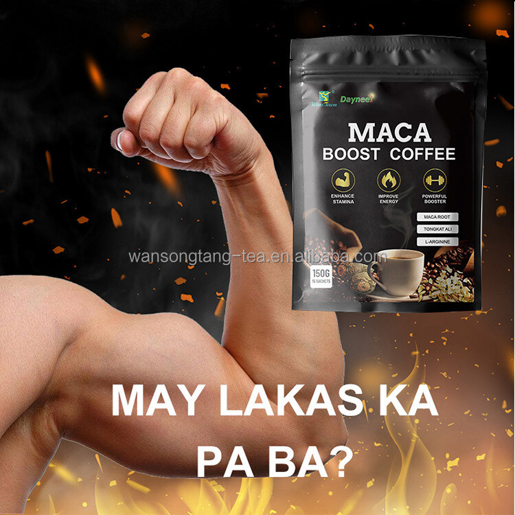 Maca Coffee Chocolate Flavor Herbal Instant Coffee Natural Energy Drink Men