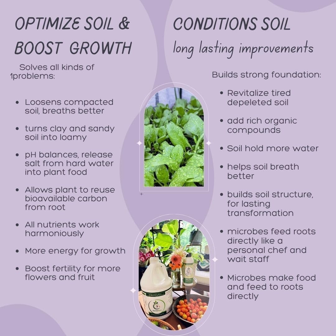 1 Gallon Organic Worm Tea & Kelp Biofertilizer – Nourish Plants & Boost Growth