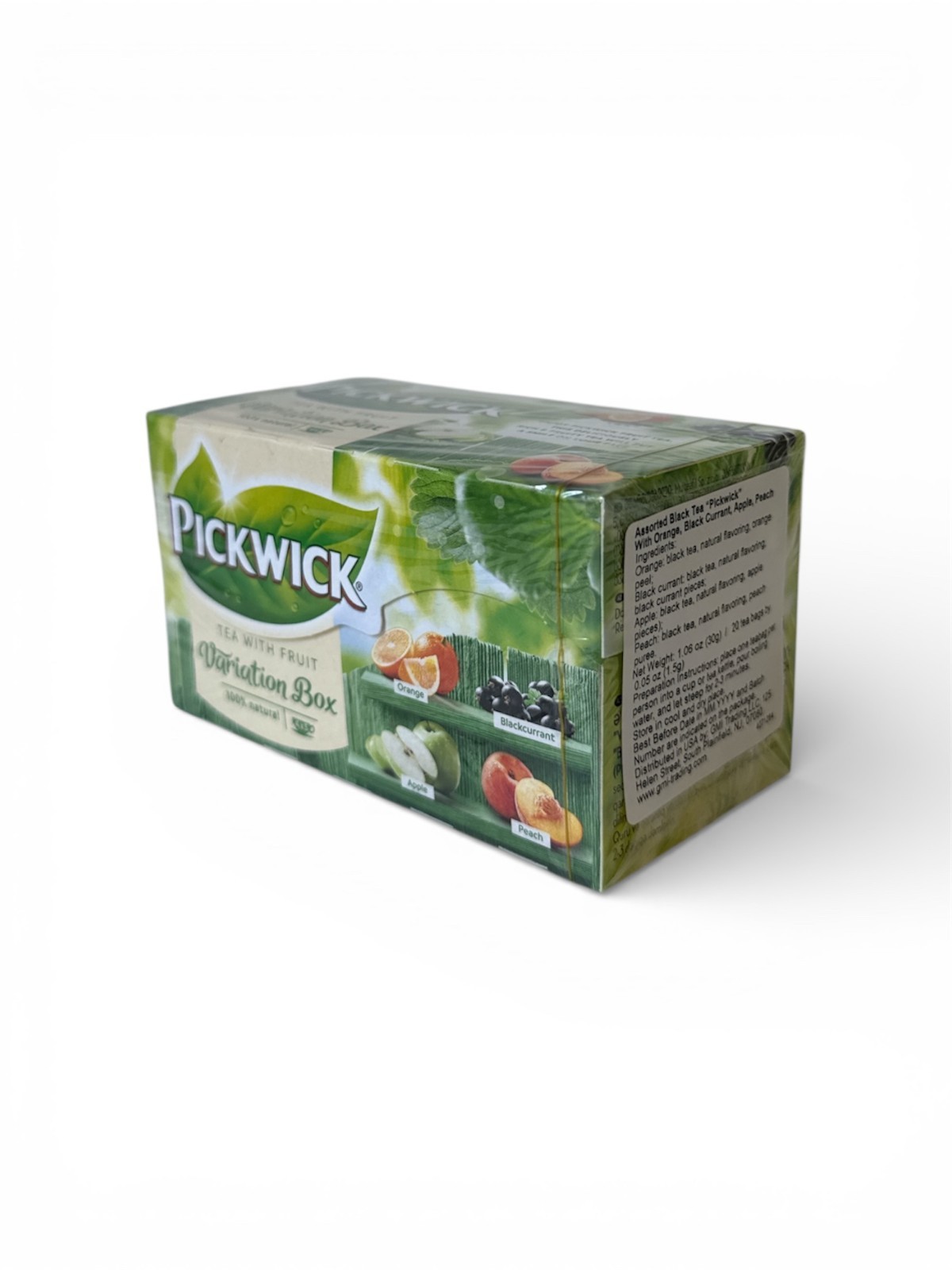 3 x Pickwick Fruit Tea Variety Pack – 4 Assorted Flavours – 20 Bags – Herbal