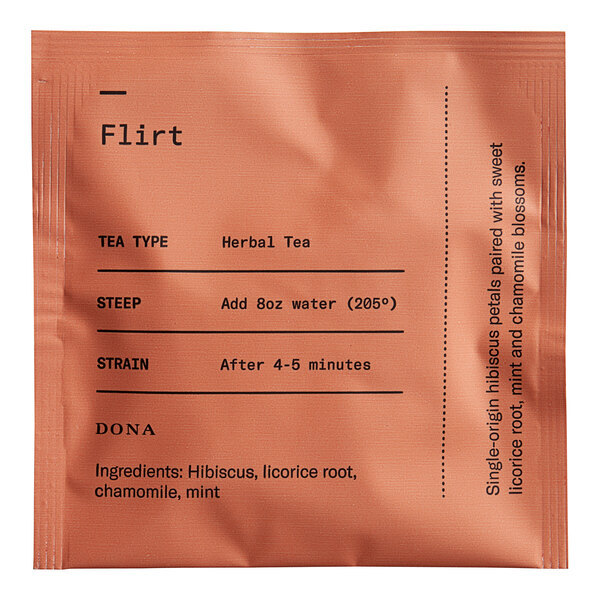 Dona Tea Sachet – 50/Box (select flavor below)