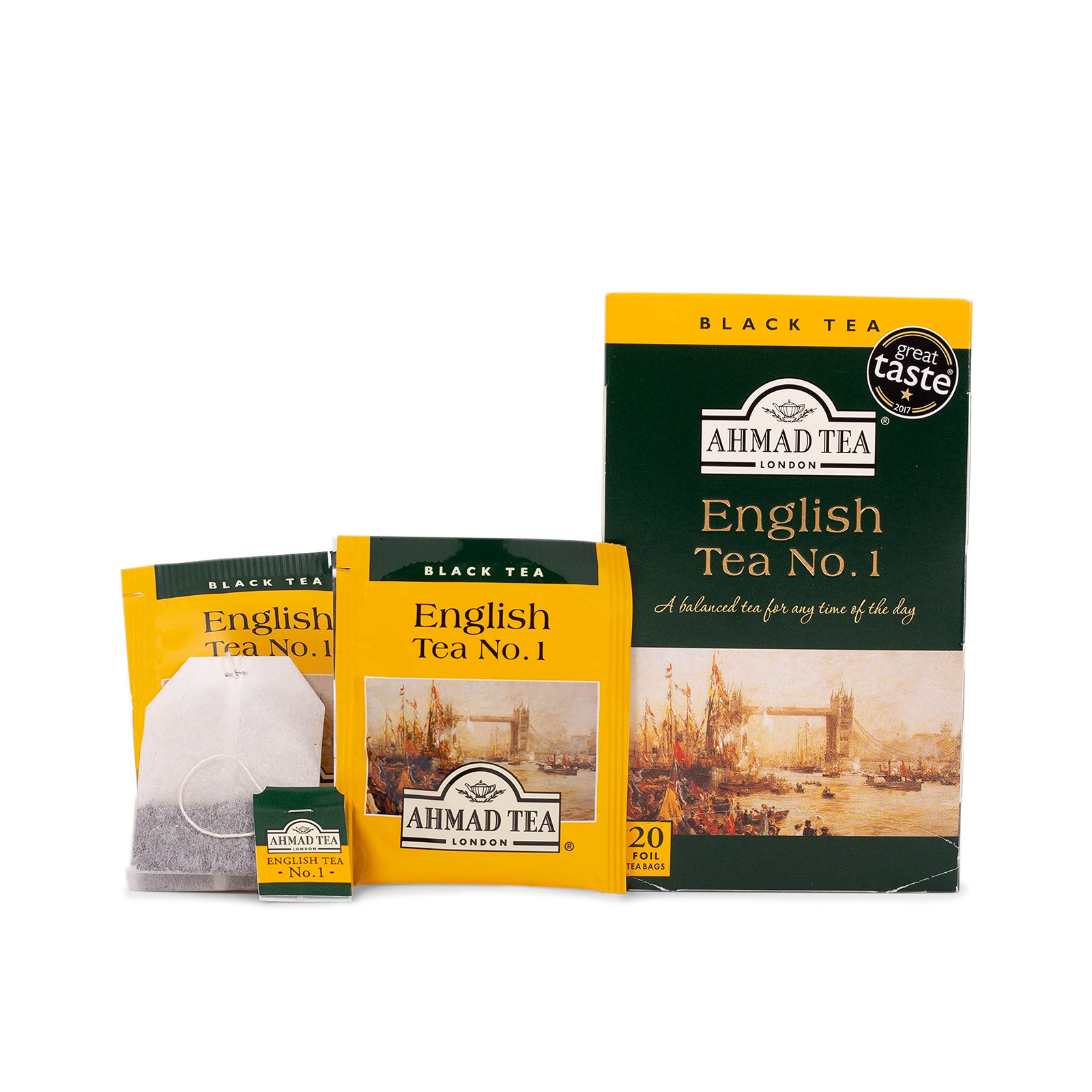Ahmad English Tea No 1 20 Count Black Tea with Bergamot Flavor Great Taste A…