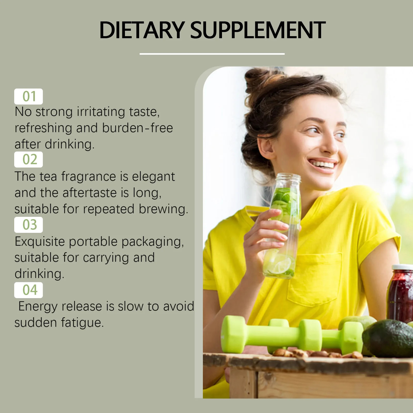 180g Yerba Mate Instant Powder Supports Energy Gut Health Super Drink Dietary