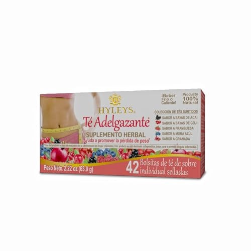Hyleys Slim Tea 42 Ct Assorted – Suplemento De Hierbas Para Perdida De Peso, …
