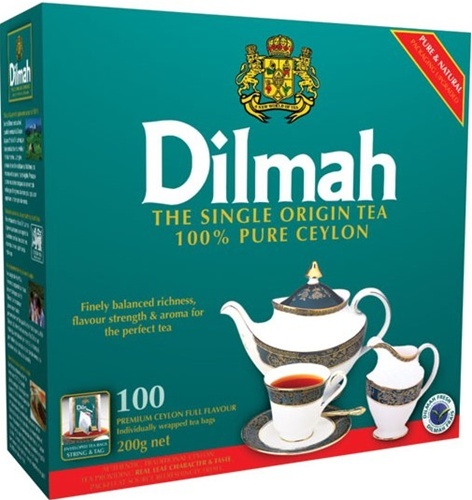 100 Tea Bags Dilmah Premium Quality Ceylon Tea Bags