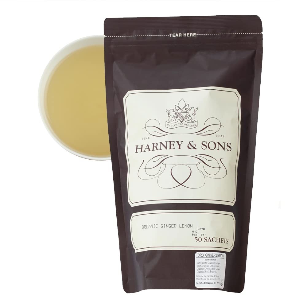 Organic Ginger Lemon | Sweet notes of Ginger Root with a Twist of Lemon, Bag …