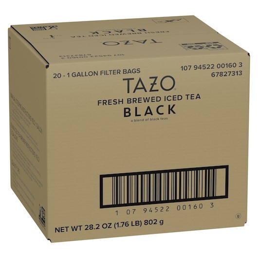 Tazo Iced Tea Bags, 1 Gallon, 20 Per Case