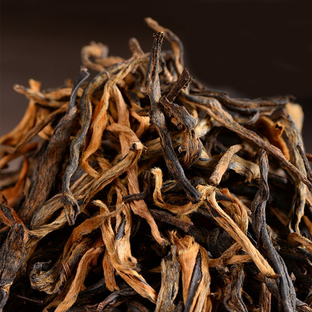 2024 Premium Black Tea FengHetang Dian Hong Maofeng Yunnan Dianhong Tea 500g