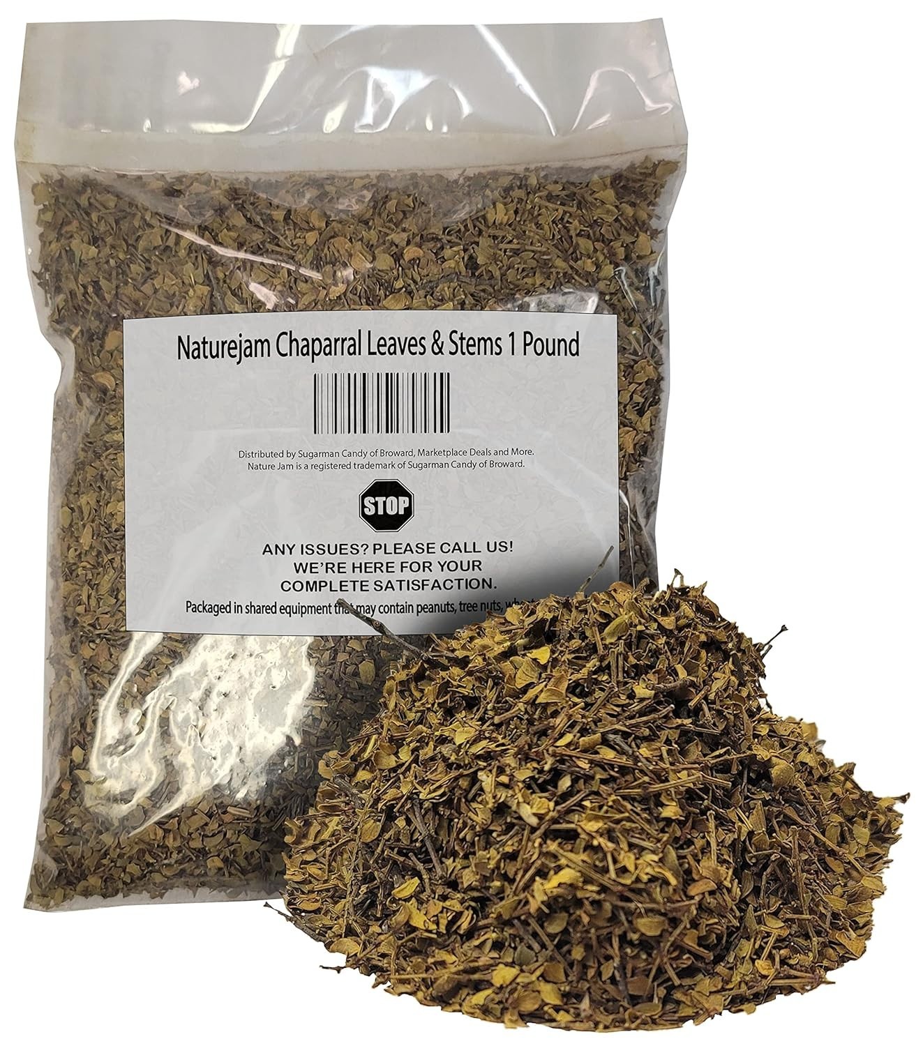 Chaparral Leaves & Stems 1 Pound Bulk-aka Gobernadora 100% Natural From Mexico